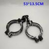 1pcs Plastic Prisoner Wrist Plastic Wrist Shackles Prison Handcuffs Chain Links For Halloween Cosplay Costume Party Trick Props