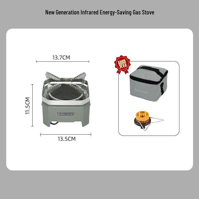 BubiKe High-Power Windproof Outdoor Camping Infrared Stove for Tea Brewing