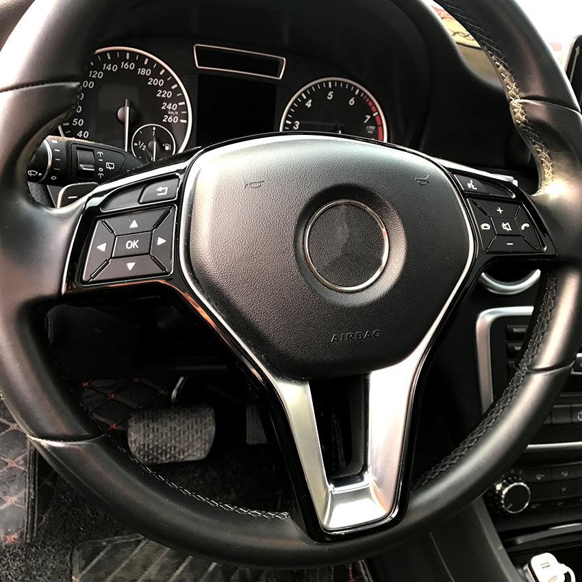 Applicable To the Old Mercedes-Benz A-class B-class C-class CLA GLA GLK CLS-class Steering Wheel Decorative Frame Modification