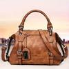 Pu Boston Tasche für Damen mit robustem Reißverschluss und Innentaschen für den täglichen Gebrauch