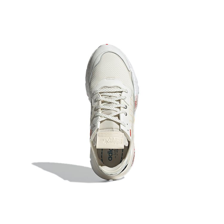 Adidas Originals Nite Jogger Fabric Sports Retro Breathable Lightweight Low-Top Lifestyle Casual Shoes Unisex Sneakers Beige GZ3045