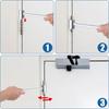 Mixed-2PCS Door Hinge Adjustment Tool 14-19MM/23-25MM Door Hinge Repair Spanner,Round Bolt Doors Hinges Gap Adjusting Wrench