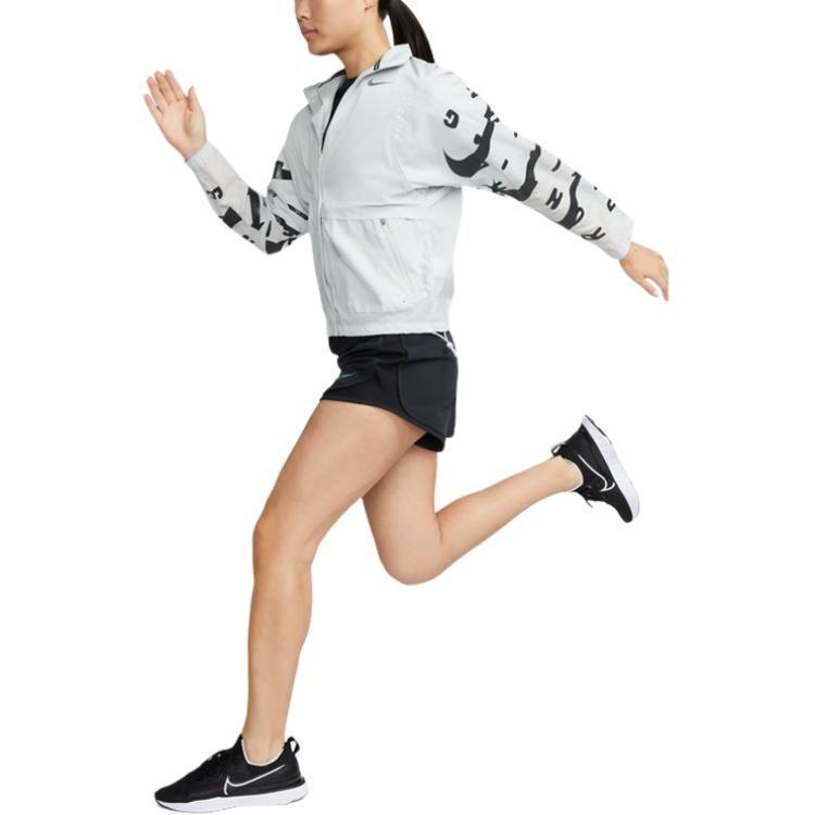Nike Jackets Women's Light Silver Stand Collar Moderate Other DX0326-034
