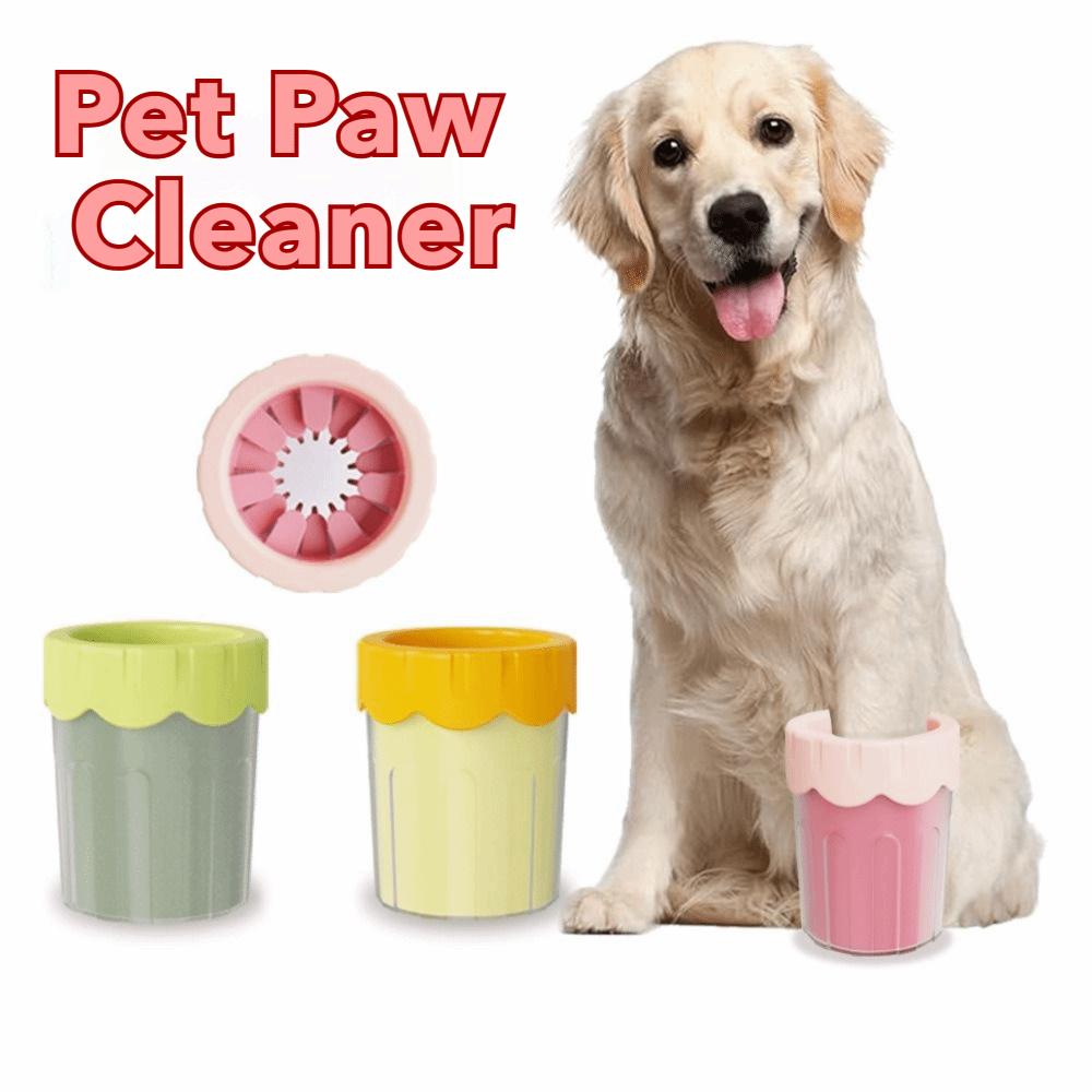Reusable Pet Paw Cleaner Mud Removal Dog Foot Dirt Removal Brush Dog Foot Washing Cup  Outdoor