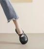 Fashion Round Toe Gothic Japanese Style Lolita Women's Shoes Low Heel Elegant Luxury Leather Casual Mary Jane Ladies Footwear Chic Point