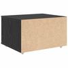 Drawer Cabinet with Wheels Black Oak Effect 55 x 45 x 31 cm