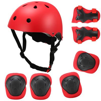 Çocuk kask koruyucu elbise diz dirsek pedleri 2 3 4 5 6 7 8 9 10 11 12 yaş Kız erkek Uygun paten kaykay koruma ekipman seti