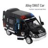Boy's Alloy Pull-Back Toy Car Set: Police, Taxi, and Fire Truck Models