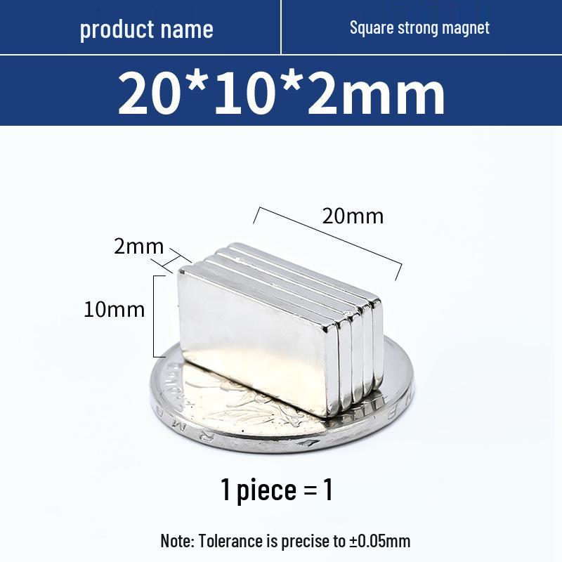 N52 Neodymium Iron Boron Square Magnet – Strong Rare Earth Permanent Magnet