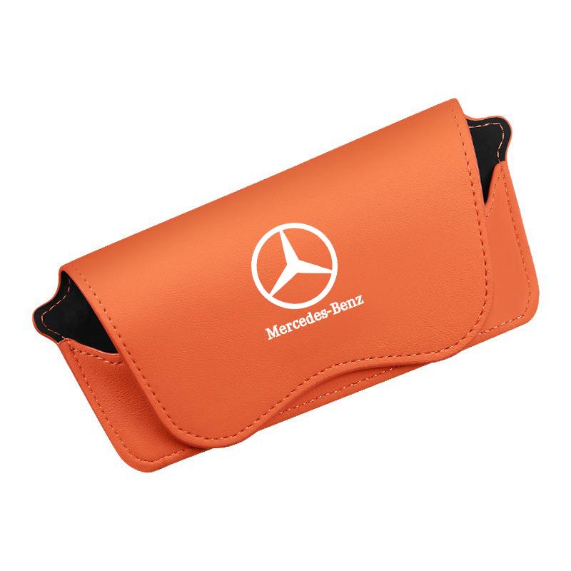 For Mercedes Benz A C E S G Class GLC CLE CLA GLB GLS W177 W205 W213 W222 Car Glasses Case Eye Sunglasses Storage Box Holder