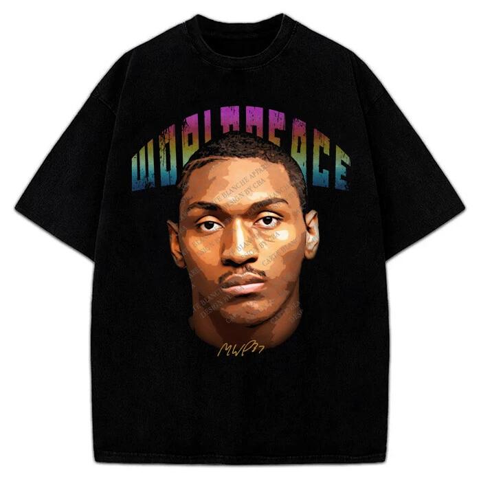 

Футболка Metta World Peace Портрет Рона Артеста Индивидуальная Графика Уличная Одежда Футболка S