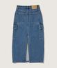 Plack Woman [Onnuk X Plac] Cargo Skirt K42 Mid Blue