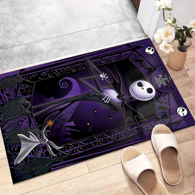 1pc Jack Christmas3 Design Printed Area Rug Carpet for Bedroom Living Room Home Decor Rugs Mat Non Slip Mat Rug for Bedside
