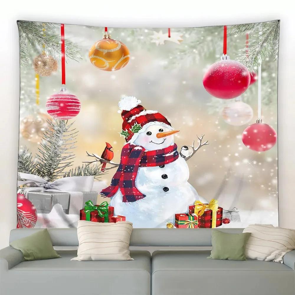 Christmas Luxury Tapestry Bedroom Living Room Home Christmas Decoration