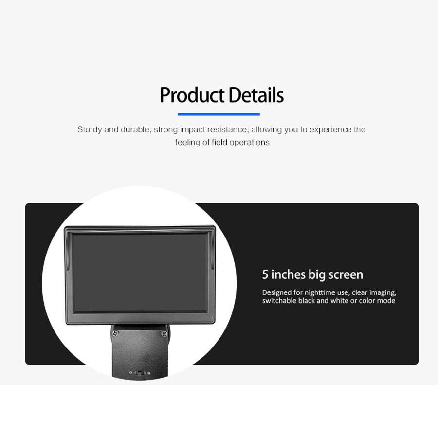 Fire Wolf 5.0 inch display Siamese night vision HD 1080P oscilloscope camera infrared illuminator rifle sight hunting optical system