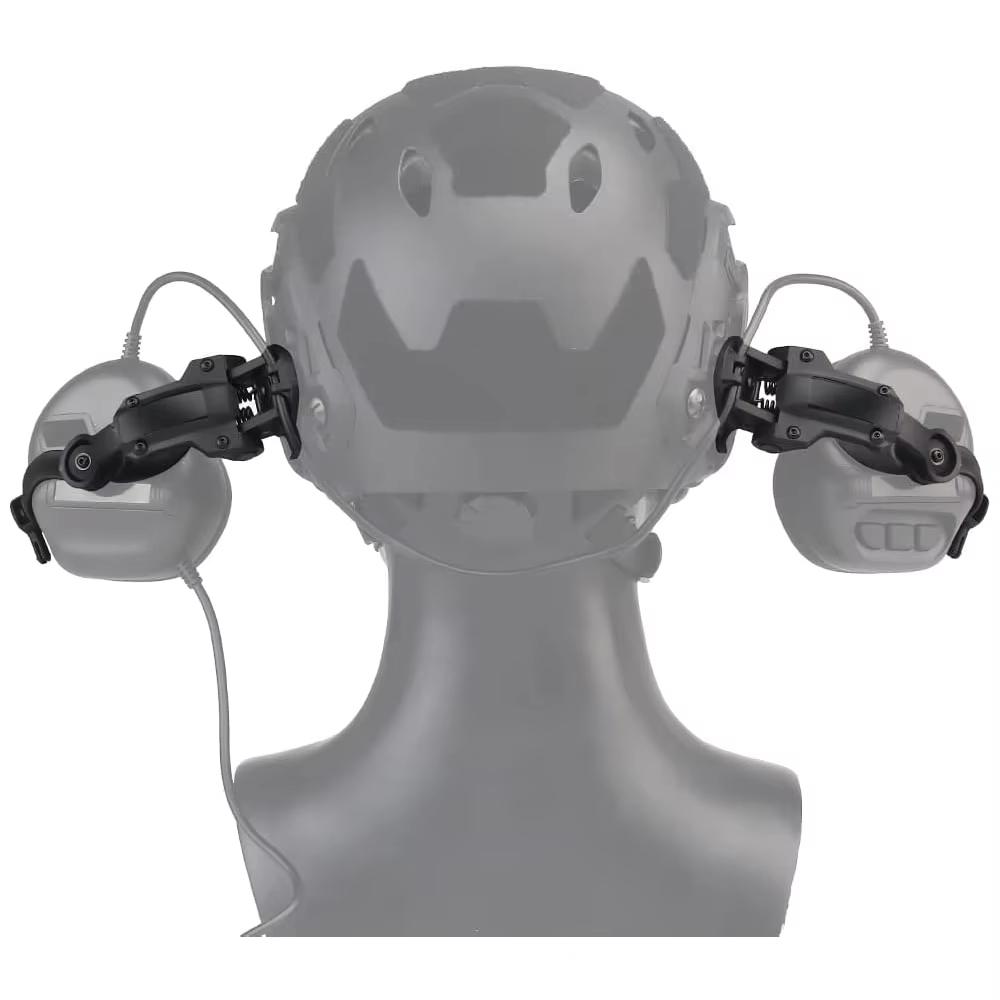 Tactical Headset Stand ARC Helmet Headphone Adapter Multi-angle Rotation Helmet Rail Adapter Kit Fit OPS Core ARC Rail