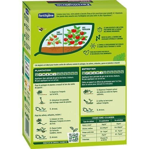 Sang Desséché UAB FERTILIGENE - FSAN12 - 1,2 Kg - Effet Coup De Fouet - Idéal Pour Les Fleurs Et Le Potager