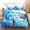 Sharp Scissor Blade Graphic Kill La Kill High Energy Shonen Action Anime Bedding Duvet Cover + 2 Pillowcases Teen Otaku Bedroom