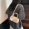 Fashion Portable Bow Cylinder Bag Women's Summer New Personalized Mirror Pendant Shoulder Messenger Bag