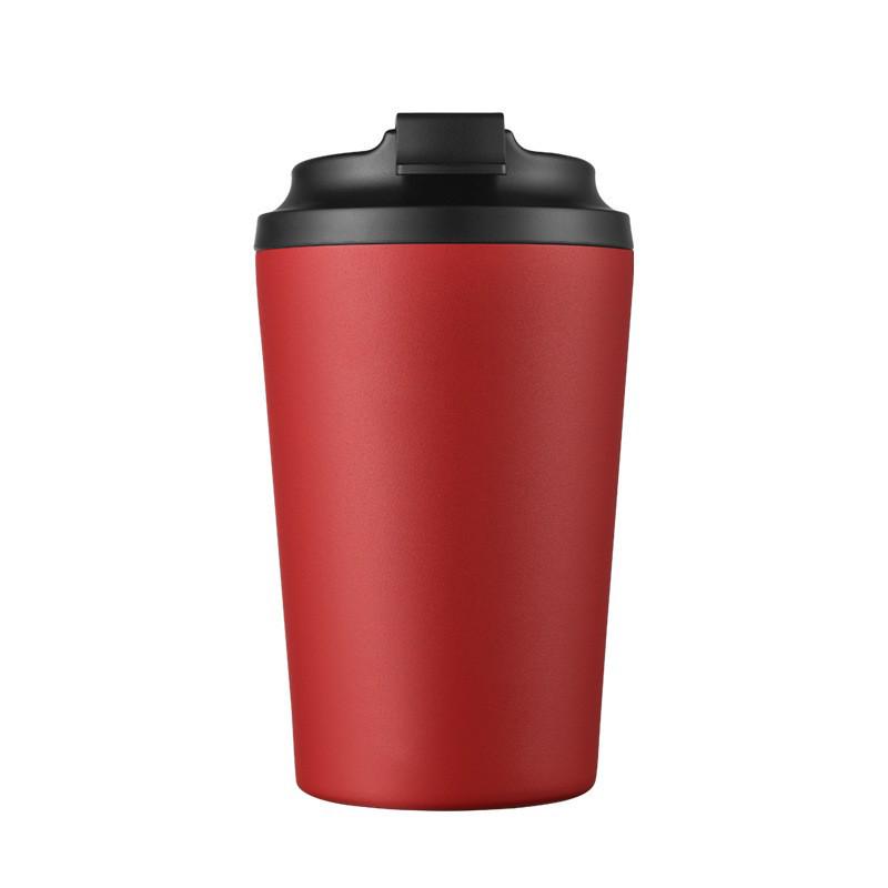 12oz Stainless Steel Insulated Coffee Cup with Scale - 7th Gen Portable Travel Mug