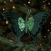 Velvet Christmas Flower Double Simulation Flocking Artificial Christmas Tree Decoration Exquisite Sequins Glitter Artificial
