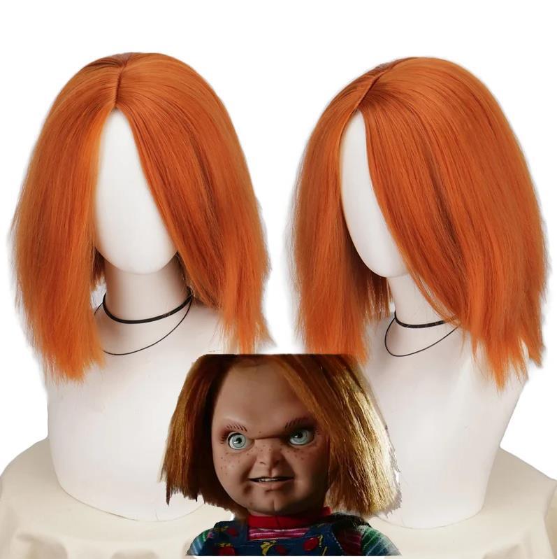 Anime Chucky Cosplay Wig Bride of Chucky Heat Resistant Cosplay Costume Wigs