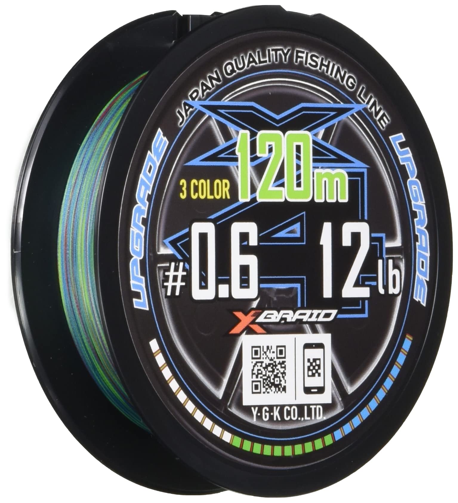 

Upgrade X4 3 Colors 120m 12lb X-Braid 0.6