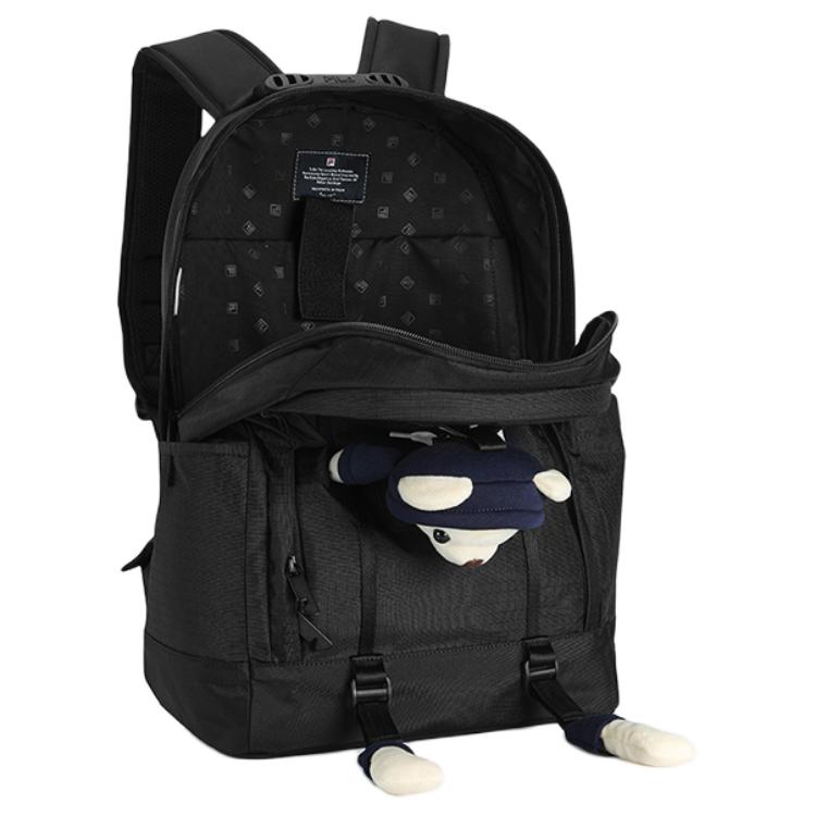 New FILA Fabric Backpack Extra Small Unisex Black F13U449133FBK
