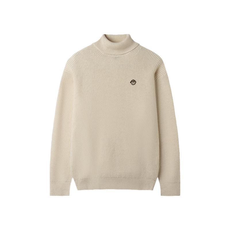 Teenie Weenie Men's Bear Logo Drop-Shoulder Sweater
