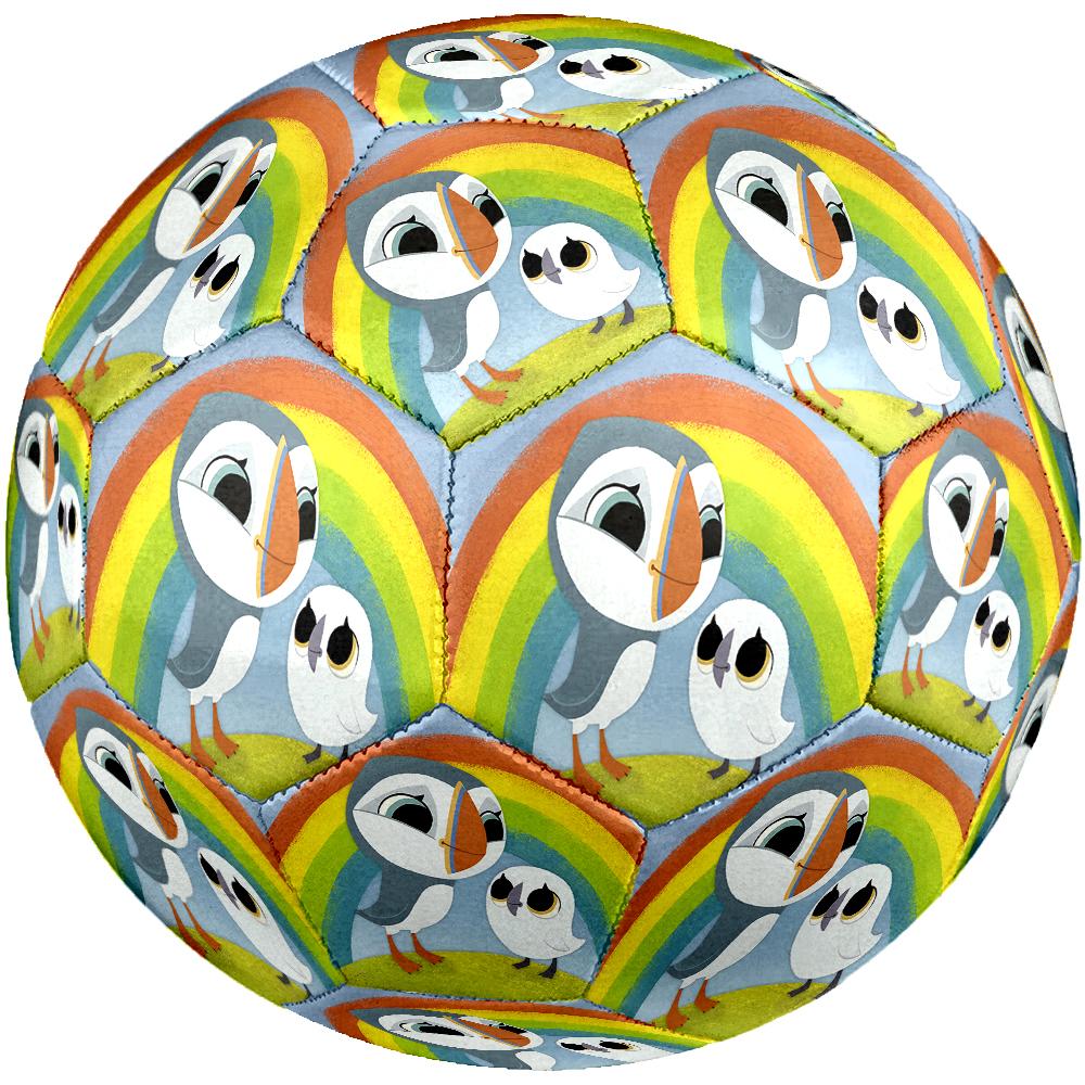 Puffin Rock Theme Size 5 Soccer Ball, Suitable for Both Indoor and Outdoor Matches, a Gift Suitable for Everyone.