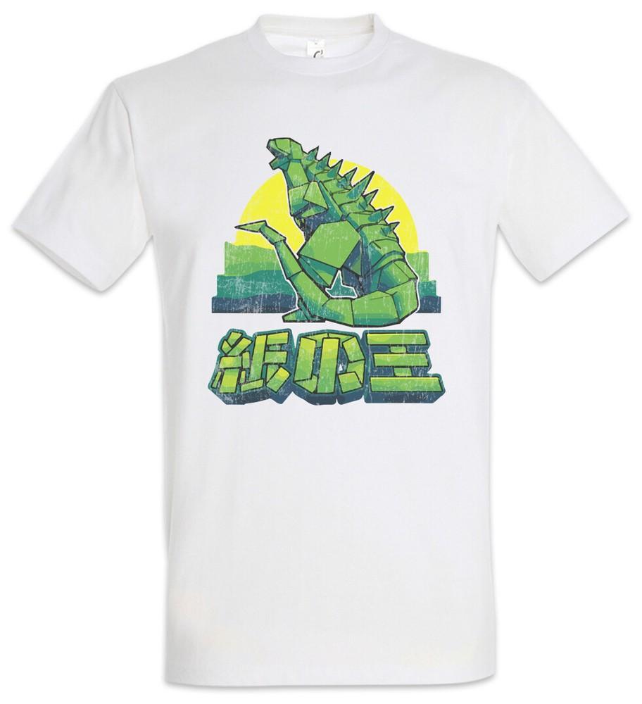 

Papercraft Monster T-Shirt Origami Geek Nerd Paperwork Asia L