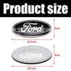 New 2026 Car Sticker Ford New 2025 Hot 22.5x9cm Metal Front Rear Emblem Badge Trunk Hood Aluminum Decal 1PC for Ford Fusion Focu
