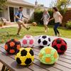 Soft Handmade Footbag Sacks Soccer Design Colorful Crochet Footbag Handmade Knitted Bean Bag for Playground Activities