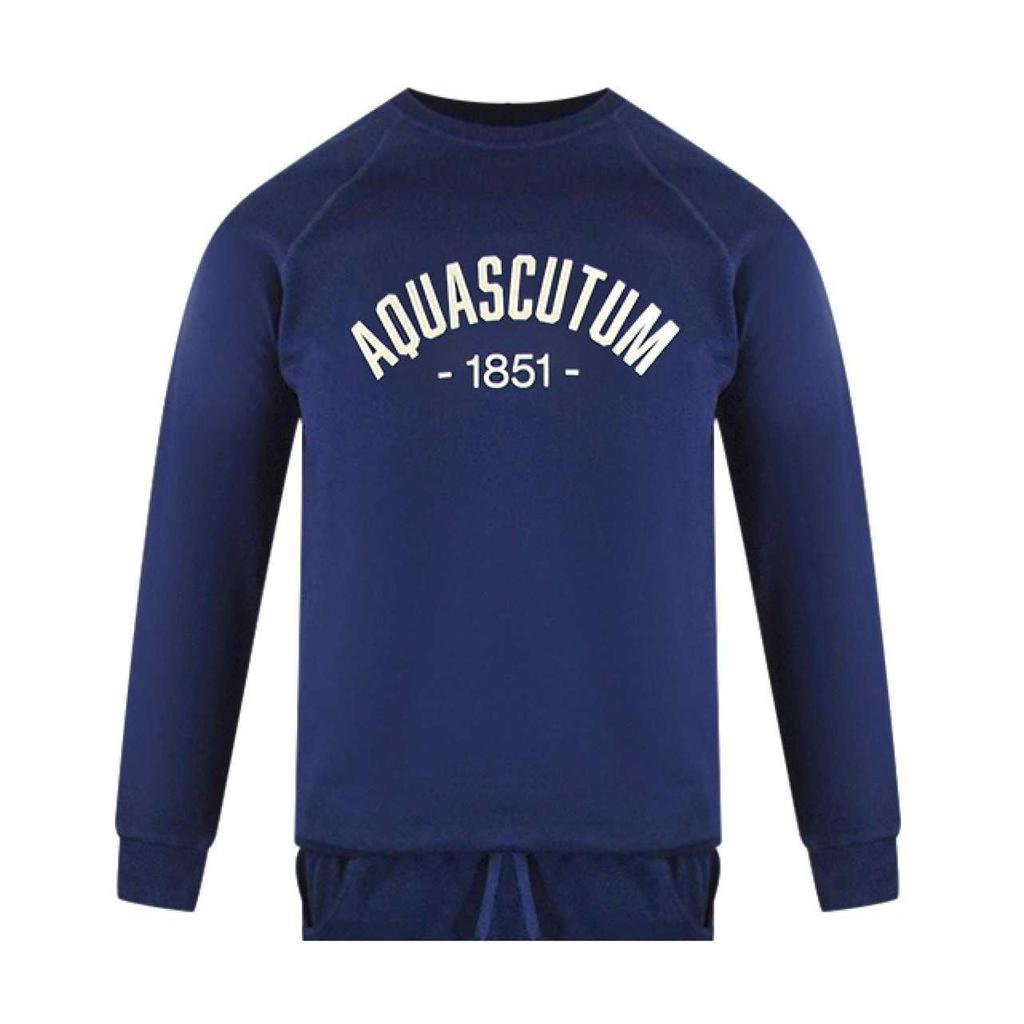 Aquascutum Mens Old School Crew Neck Tracksuit