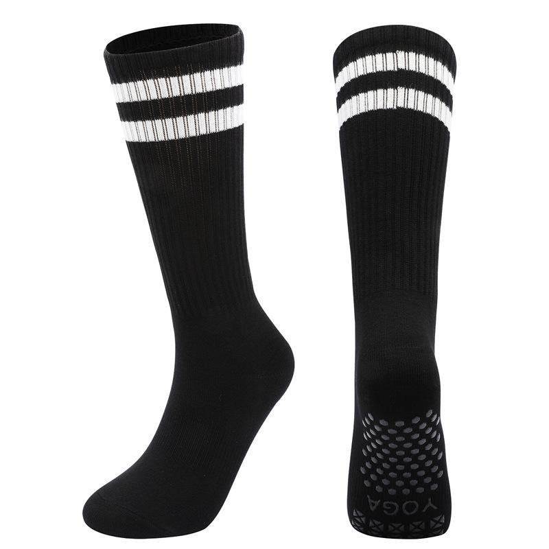 Ladies' Mid-tube Bottom Non-slip Yoga Socks Women  Fitness Pilates Indoor Floor Dance Socks for Gymnastic Ballet
