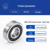 Acid and Alkali Resistant Miniature Deep Groove Ball Bearing - 316 Stainless Steel (Models 693-699)