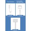 Type-C (USB-C) To Magsafe1 & 2 Fast Charging Cable Magnetic L / T Head For MacBook Air / Pro