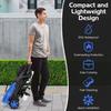 RELAX4LIFE Pressure Washer 1500W 5L/Min Cable 5m IPX 5 2 Wheel Portable Cleaner for Garden/Vehicle, Blue