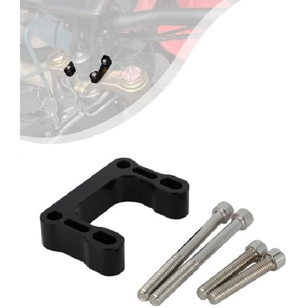 Handlebar Risers for Electric Dirt Bike,25mm CNC Handle Stem Bar Lifting Pads Mount for Edirt Surron Light Bee/Talaria XXX Sting MX3 R MX4/E Ride