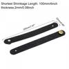 uxcell Guitar Headstock Strap Neck Adapter Leather Strap for Guitars, Black