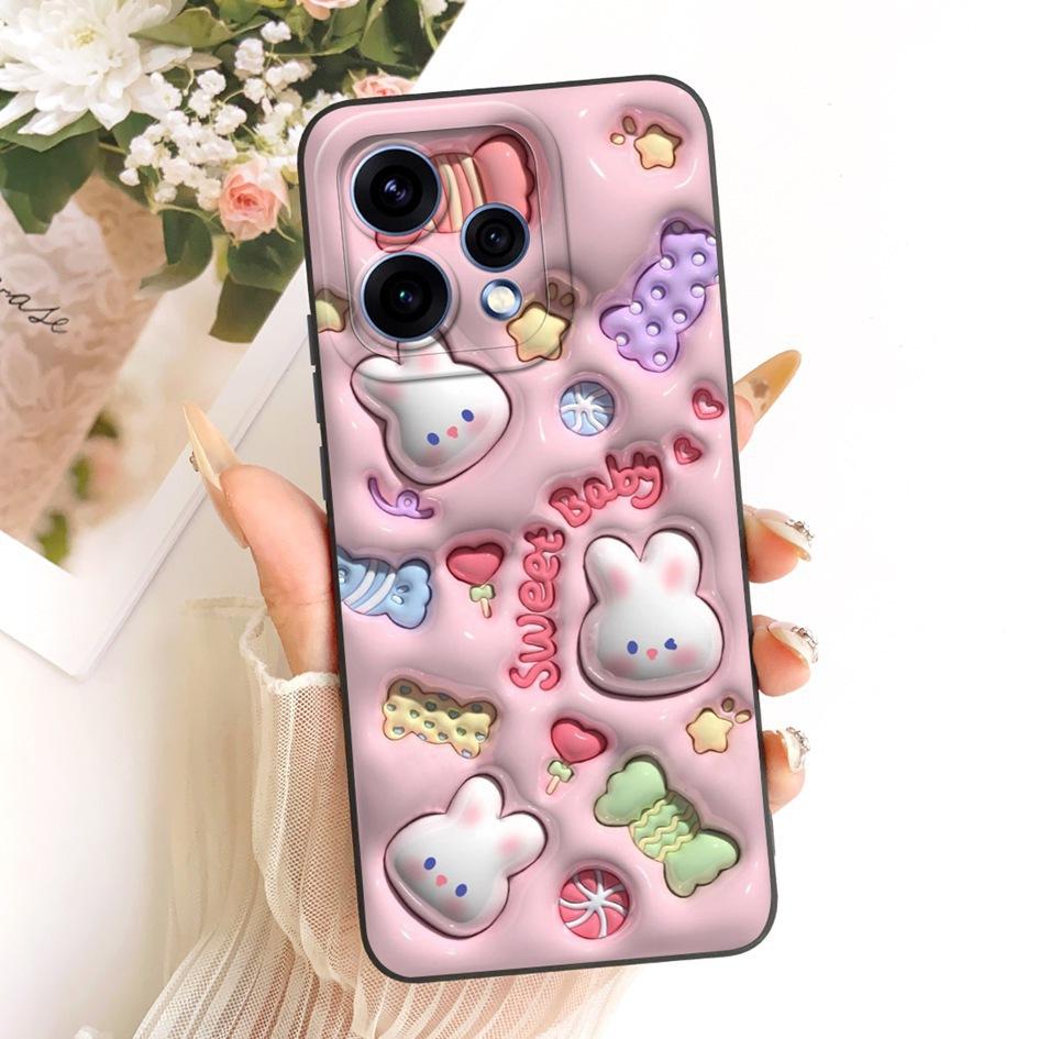 For OPPO Reno 15 5G Case Reno 15 Pro Cover CPH2813 CPH2825 New Stylish Flower Soft Silicone Phone Case For OPPO Reno15 15c Shell