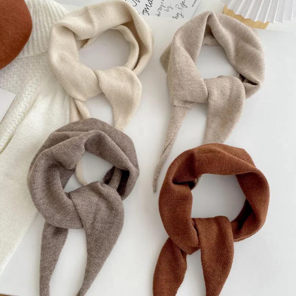 Windproof Winter Cashmere Scarves Soft Women Cashmere Shawl Luxury Knitted Triangle Scarf  Girls