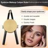 Gift Three-Point Positioning Eyebrow Ruler Brow Tool Permanent Funny Eyebrow Makeup Measuring Eyebrow Stencil Ruler
