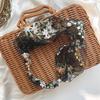 Embroidered Mesh Wide Headband With Exquisite Floral Embroidery And Soft Breathable Fabric Perfect For Bridal Events Daily Wear