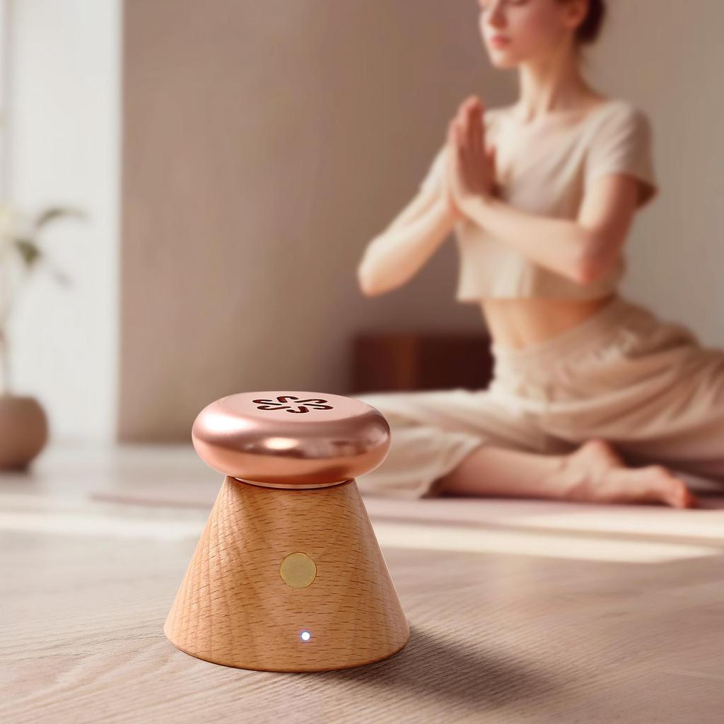 Solid Wood Temperature-Controlled Aromatherapy Diffuser