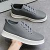 New Leather Casual Shoes for Men Fashion Sneaker Trendy Streets Skateboard Shoe Designer Platform Shoes for Men Vulcanized Shoes