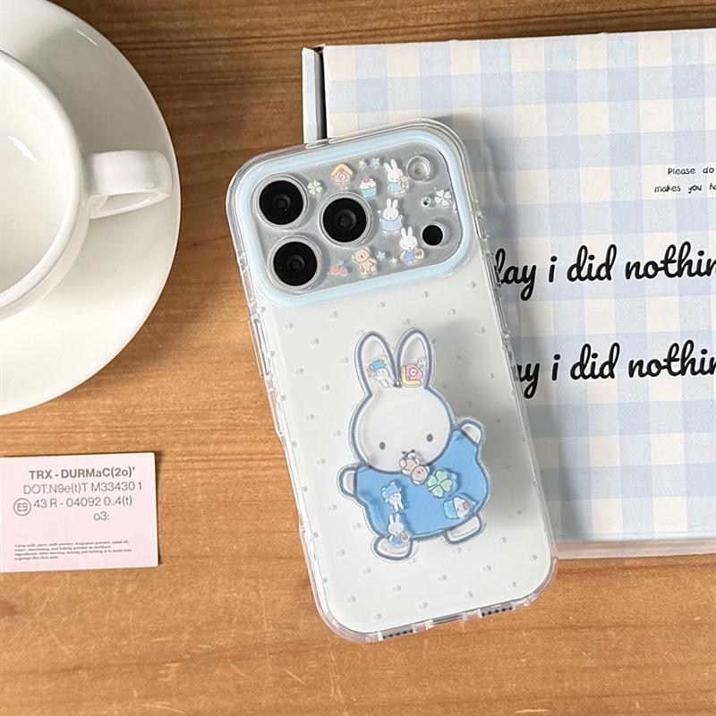 

Adorable Rabbit Stand for iPhone 17/16 Pro Max/15 Pro Cases Apple 17 Pro Max