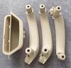 4-TEILIGES SET Beige Schwarz Kohlefaser Innen Türgriff Zierabdeckung 51419209216 für BMW X3 X4 F25 F26 2010-2017