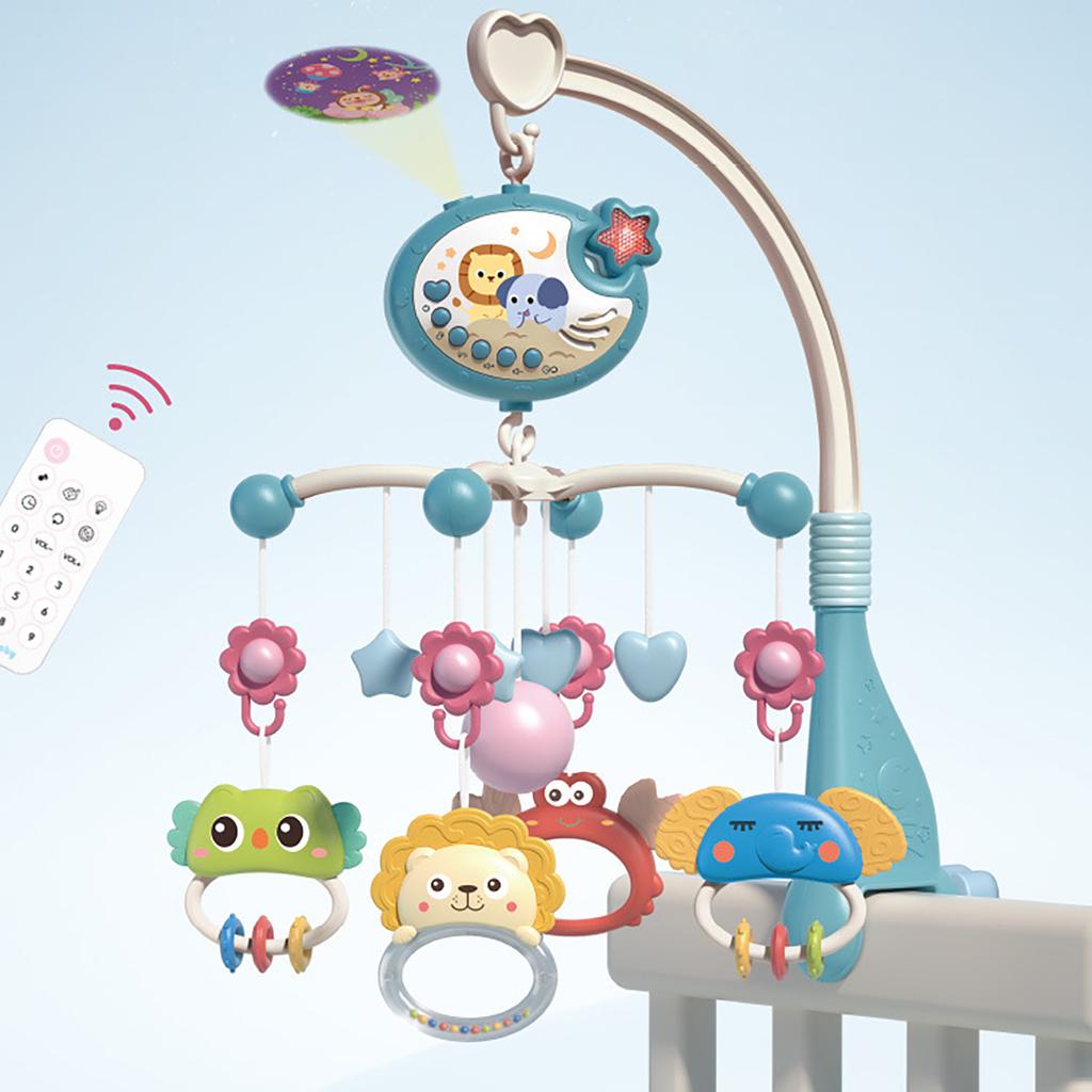 Roterende ringeklokke gaveeske, hengende klokkeanheng for barneseng, babyopplæring 0-1 år gamle babyleker