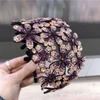 Crystal Rhinestone Hair Claws Anti-slip Headband Elegant Hair Accessories  for Girl
